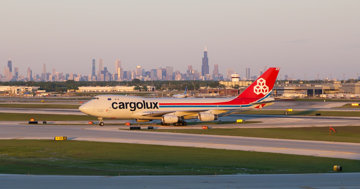 Air freight ready for international exhibition delivery